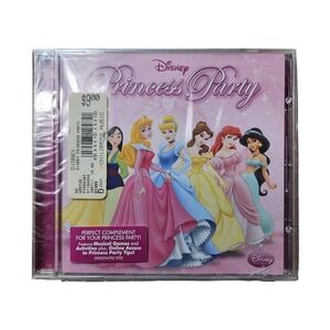 Disney Princess Party CD Album 2008 Children's Music Pink NEW Sealed Walt Disney